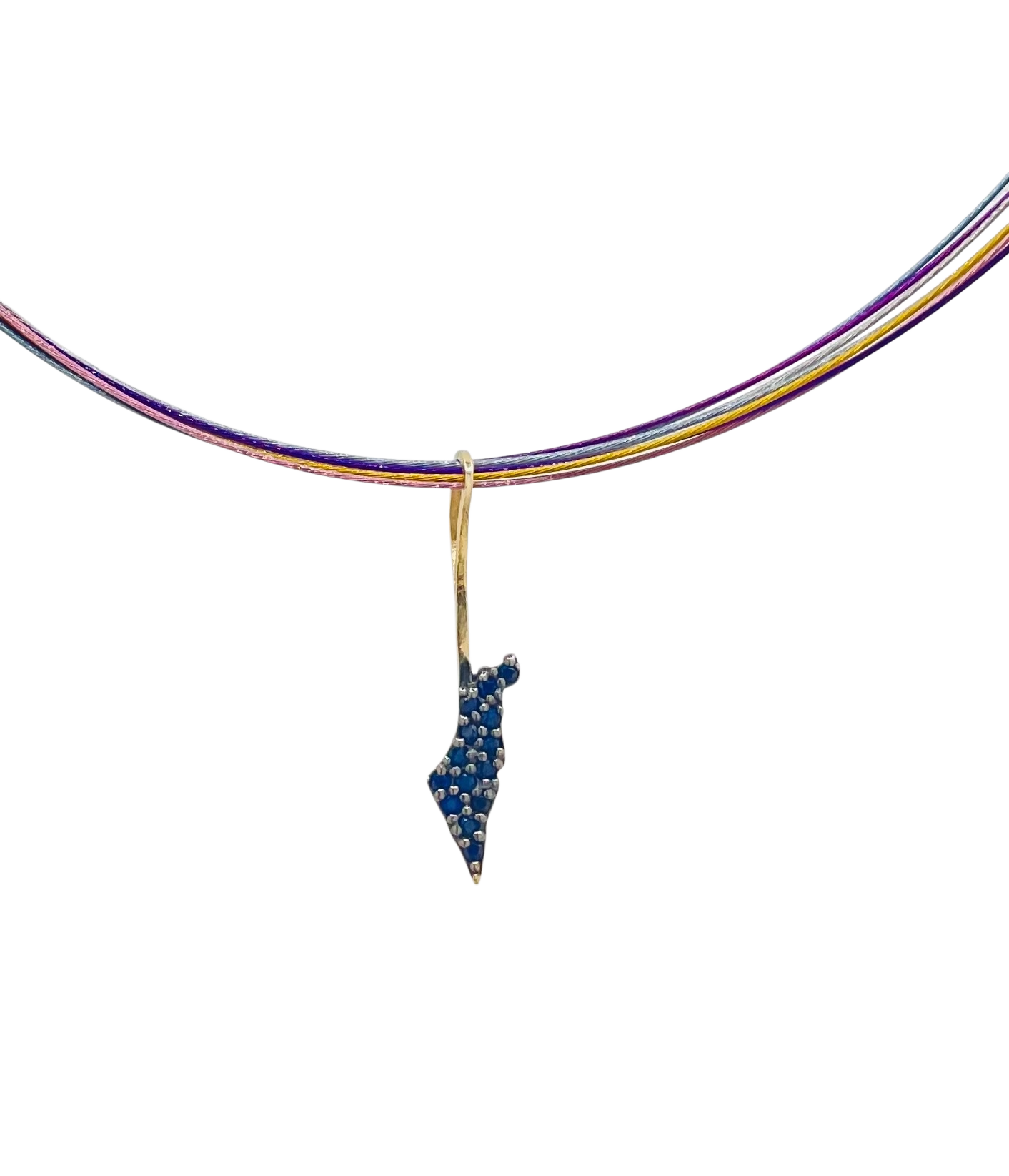 Heart Halo "Spread over Her a Shelter of Peace". 2 Piece Pendant, Halo