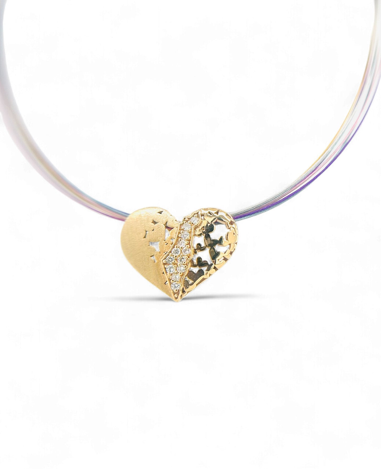 My Heart is In Israel-Lev Israel Heart Pendant