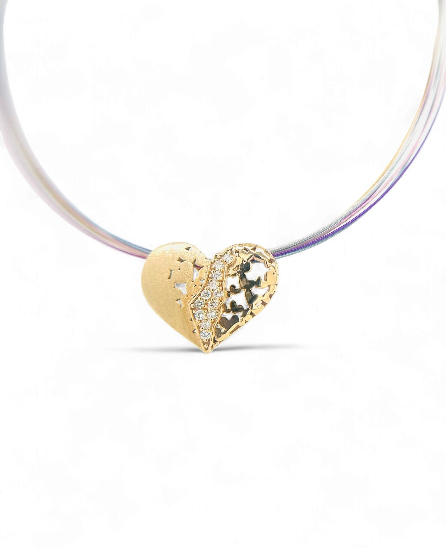 My Heart is In Israel-Lev Israel Heart Pendant