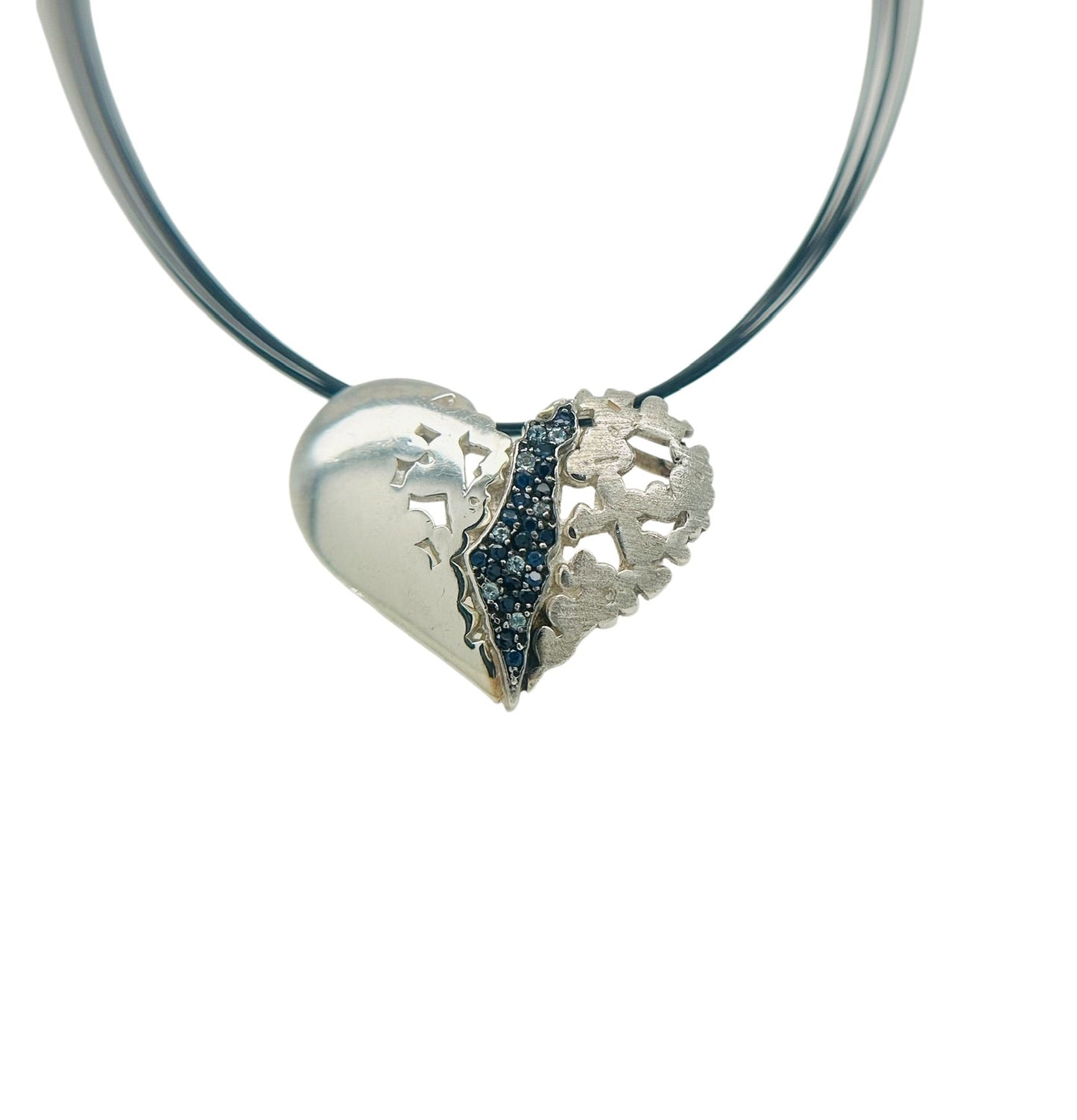 My Heart is In Israel-Lev Israel Heart Pendant