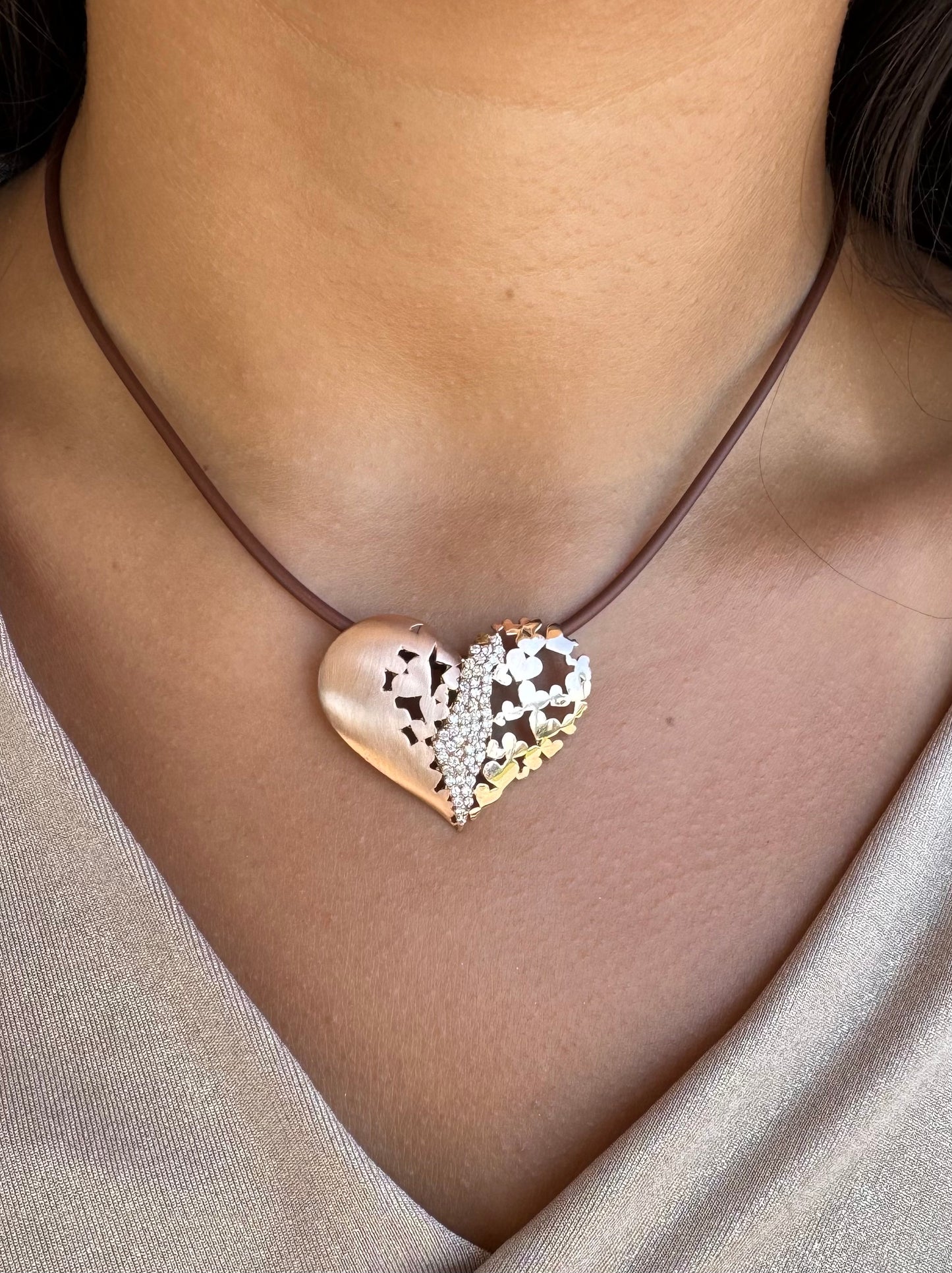 My Heart is In Israel-Lev Israel Heart Pendant