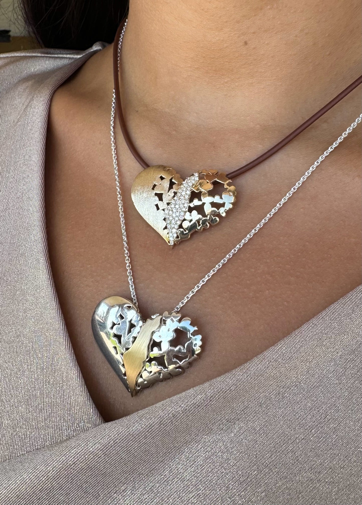 My Heart is In Israel-Lev Israel Heart Pendant