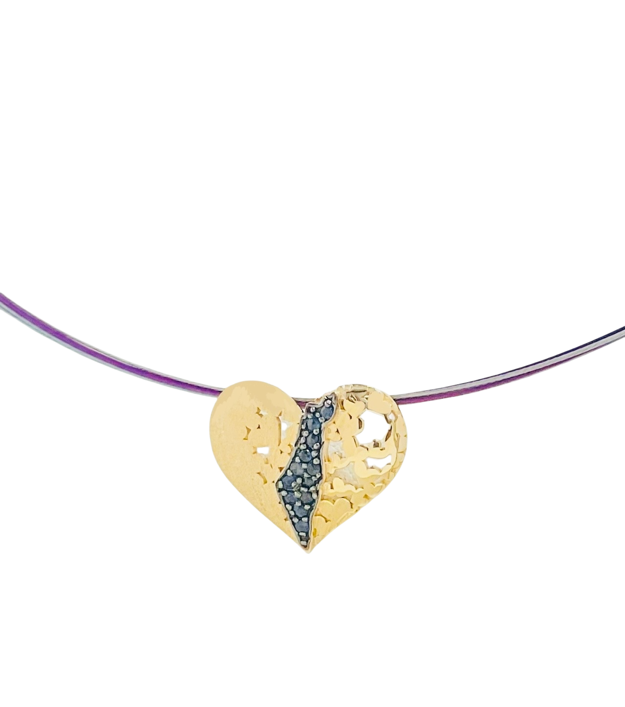 My Heart is In Israel-Lev Israel Heart Pendant