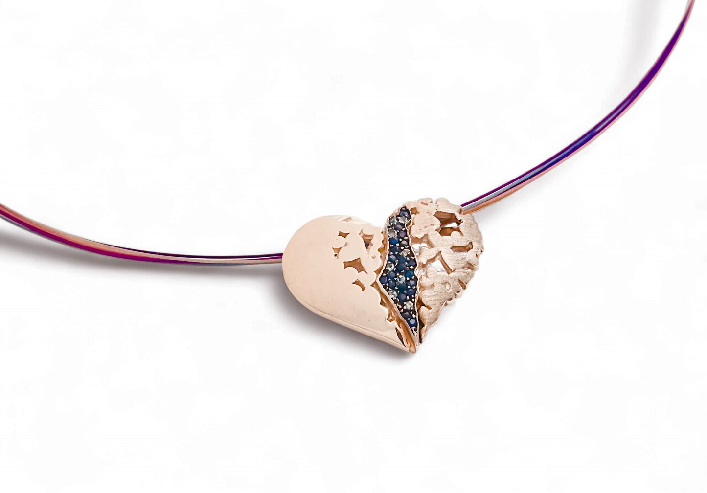 My Heart is In Israel-Lev Israel Heart Pendant