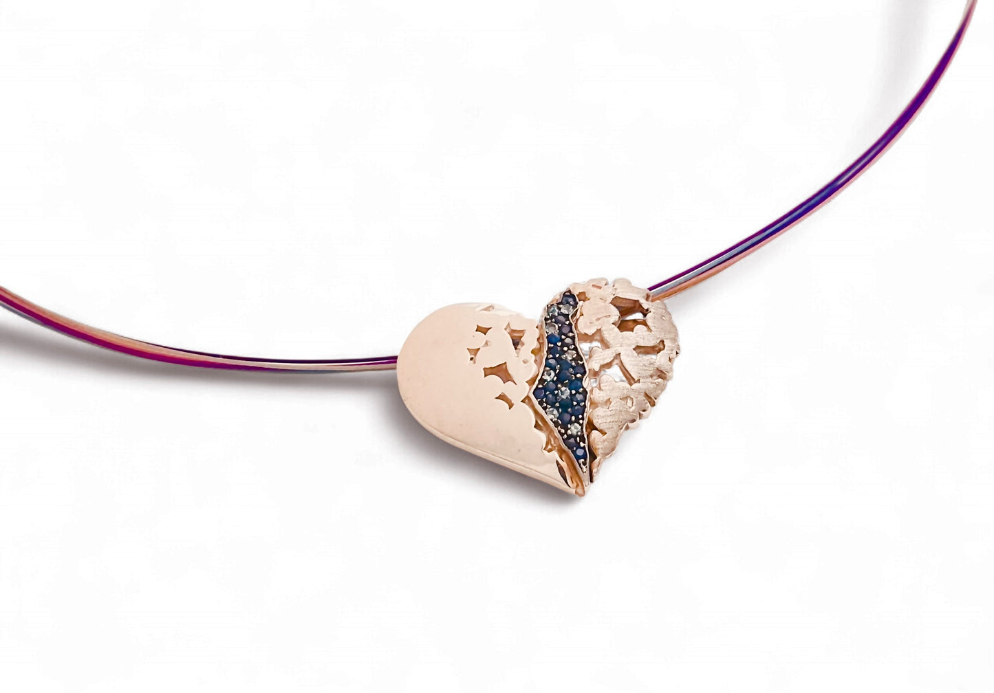 My Heart is In Israel-Lev Israel Heart Pendant