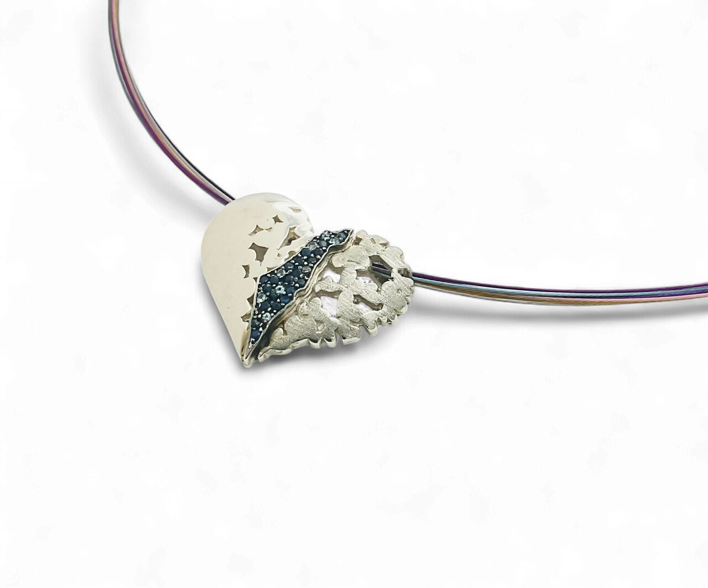 My Heart is In Israel-Lev Israel Heart Pendant