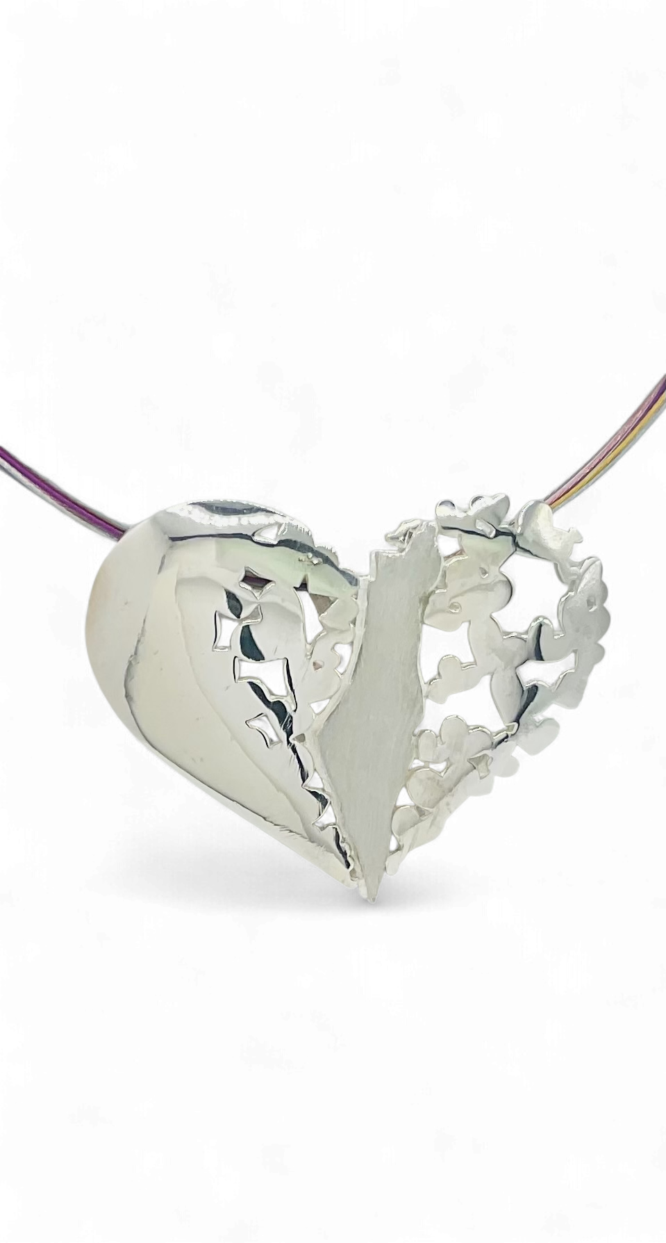 My Heart is In Israel-Lev Israel Heart Pendant