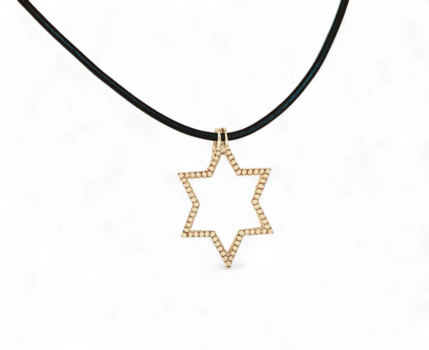 Halo Protecting Israel, 2 Piece Mini Star of David with Israel Map