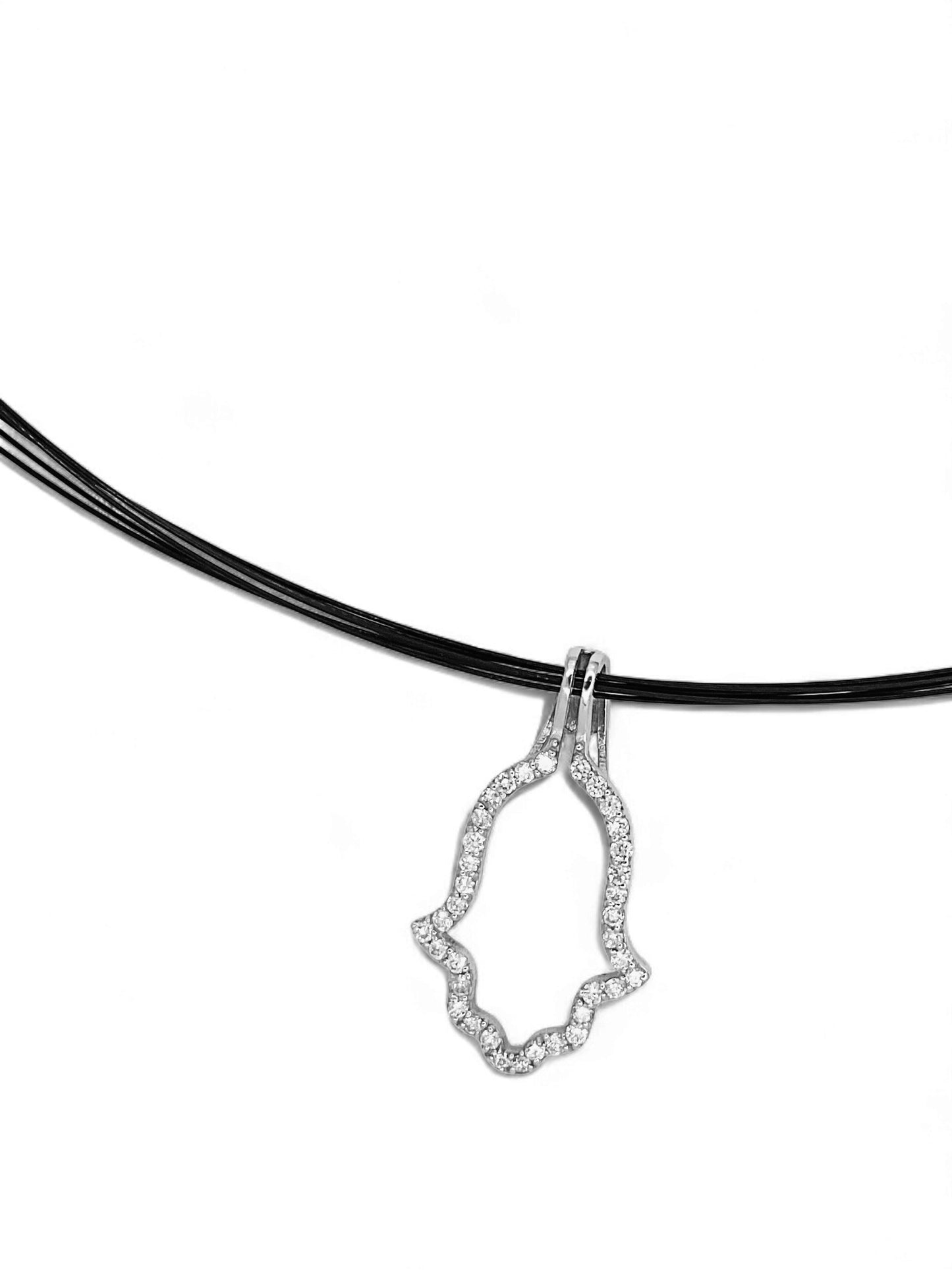 Hamsa Halo Protecting Israel. "Spread over Her a Shelter of Peace". 2 Piece Complete Pendant set, Hamsa and Israel are separate